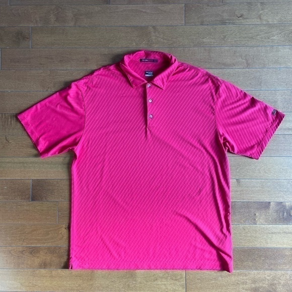 Nike Red Short Sleeve Polo Shirt - Picture 2 of 3